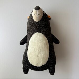 Target Pillowfort Woodland Bear Plush Stuffed Animal Pillow 16" Grey Black 2020